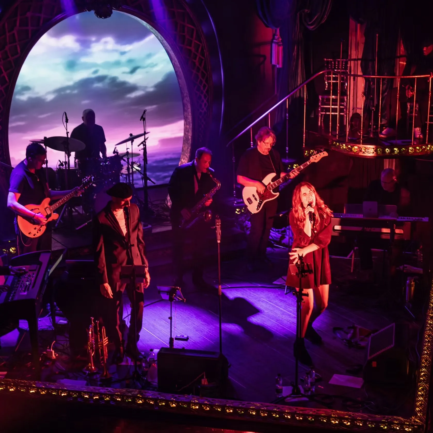 The Van Morrison Alumni Band on stage